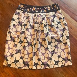 Floreat Silk Skirt